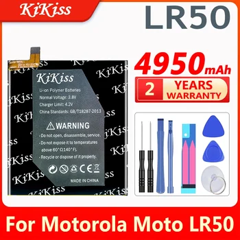 KiKiss 4950mAh Сменный аккумулятор LR50 для Motorola Moto LR50 ACCU Литиевая батарея Запасная батарея